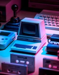 Image of retro electronics